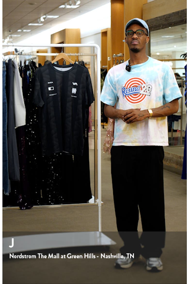 Fielder Vent Stripe Performance Graphic T-Shirt video