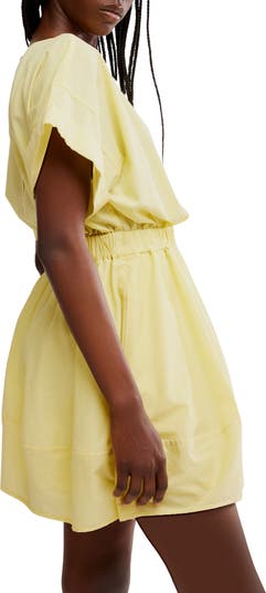 Full Time Fun Cotton Poplin Minidress
