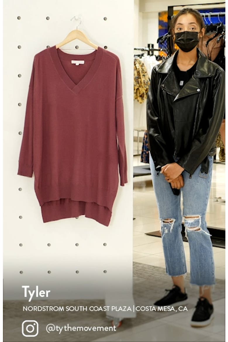 Step Hem Tunic Sweater video