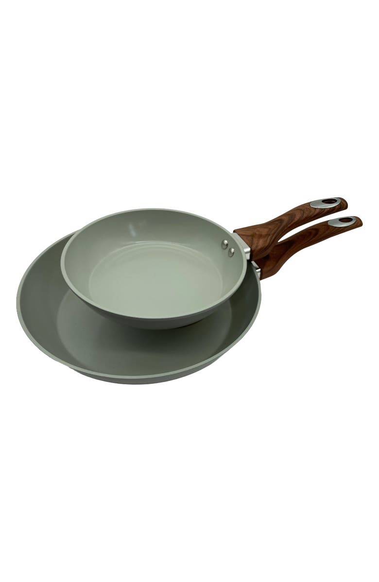 PHANTOM CHEF Set of 2 Grove Nonstick Fry Pans, Main, color, Beige