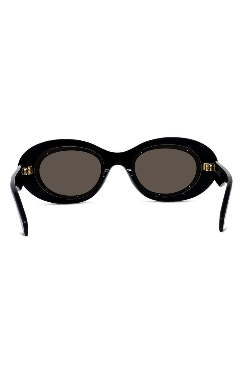 Loewe Anagram 54mm Oval Sunglasses, Alternate, color,