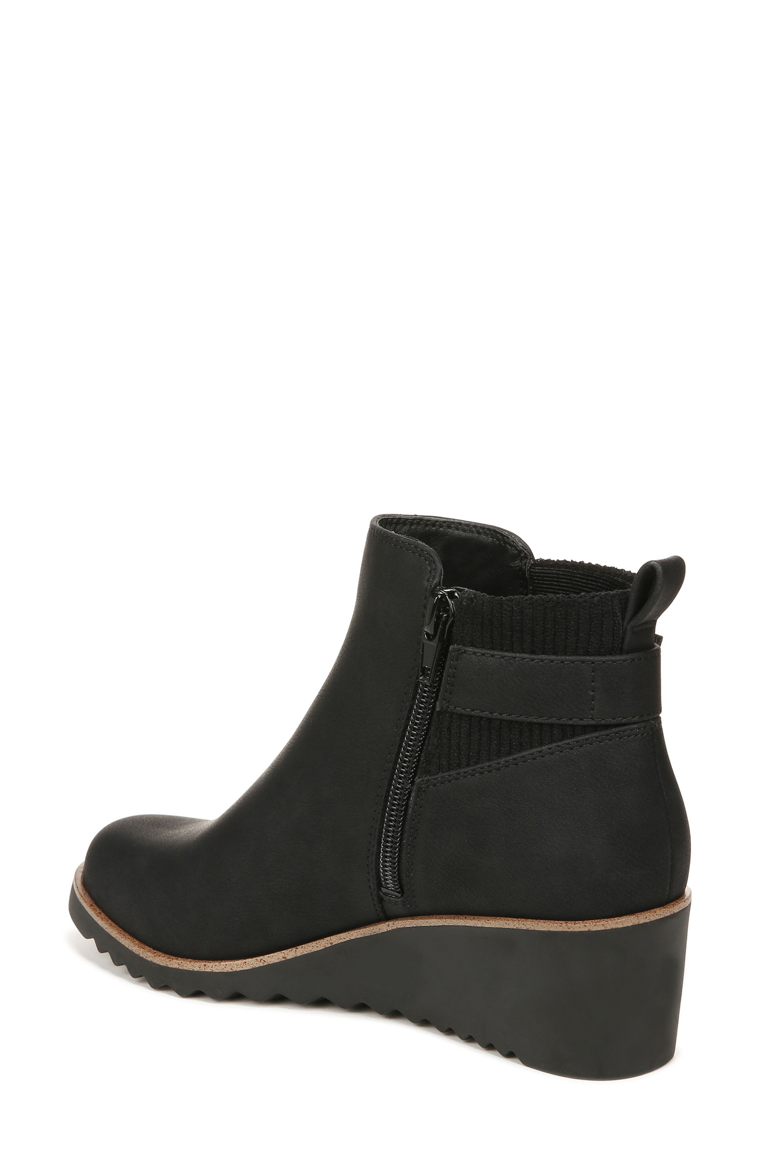 LifeStride Zayne Wedge Bootie, Alternate, color, Black