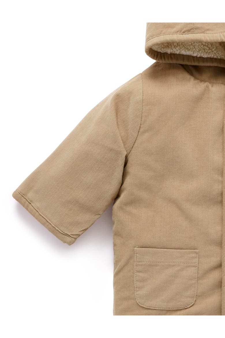 Corduroy Shearling Jacket, Alternate, color, Mushroom