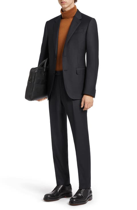 【Paul Smith】Ermenegildo Zegna StripeSuit Paul Smith Suit Set, Striped, Ermenegildo Zegna, Black, Size L