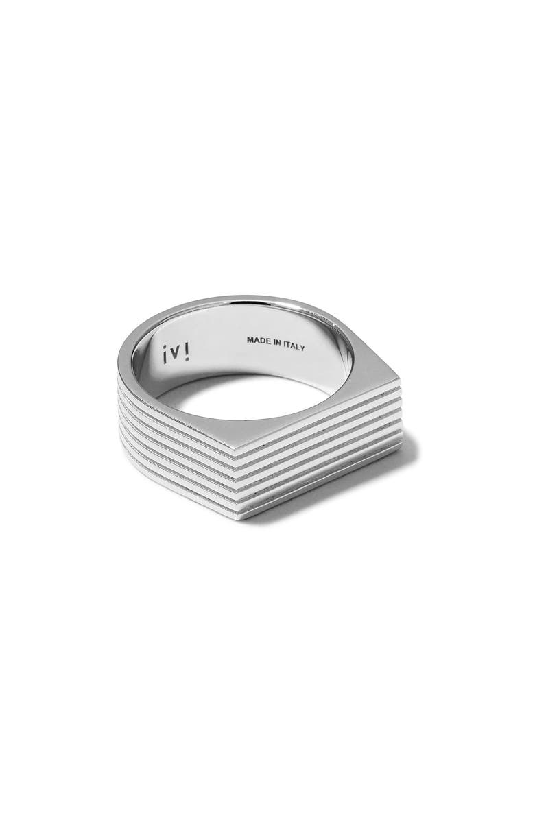IVI Los Angeles Aurelia Signet Ring, Main, color, Silver
