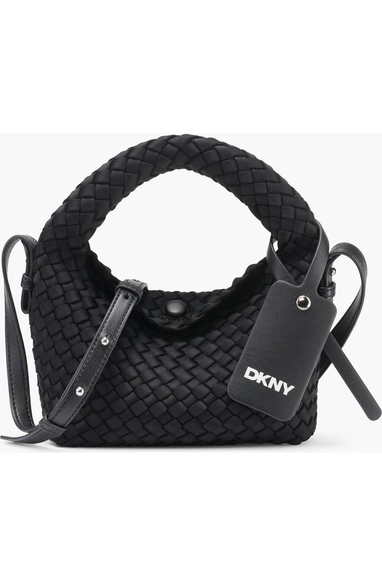 DKNY Giselle Crossbody, Main, color, Black/Silver