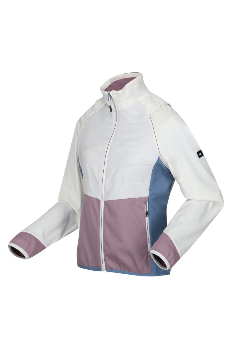 Steren II Hybrid Jacket, Alternate, color, White and Heather Blue