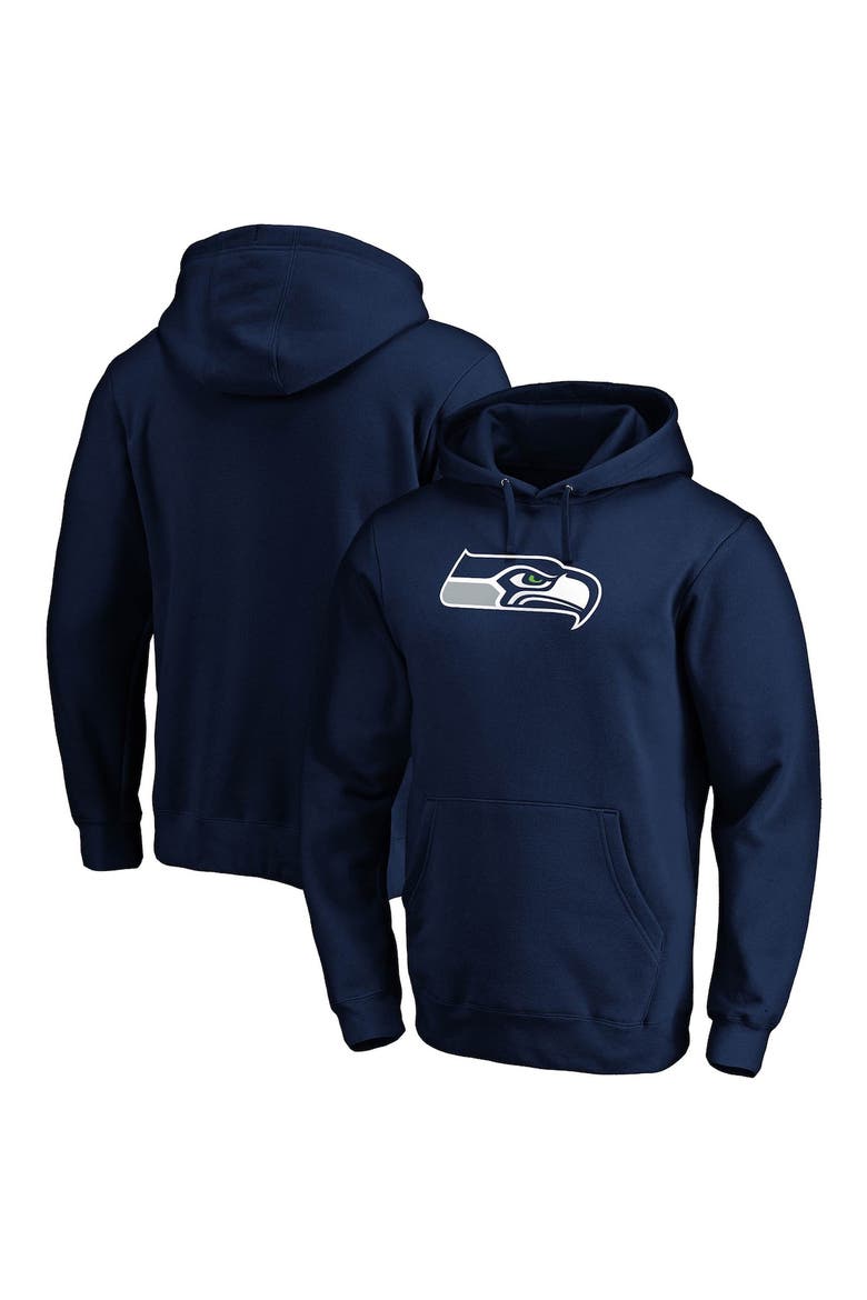 Men's Fanatics Branded College Navy Seattle Seahawks Big & Tall Primary Logo Pullover Hoodie, Alternate, color, NAVY