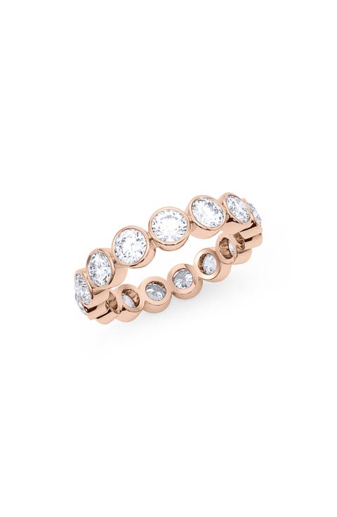 Round Cut Lab Created Diamond Eternity Ring
