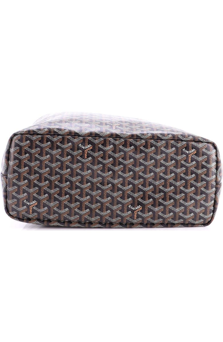 Pre-Owned Goyard Chien Gris Pet Carrier Tote Coated Canvas, Alternate, color, Black