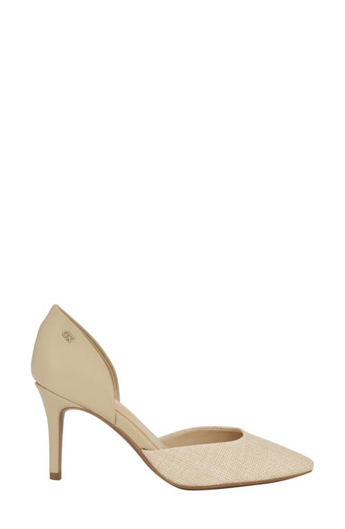 Calvin Klein Gloria D'orsay Pump In Natural Combo