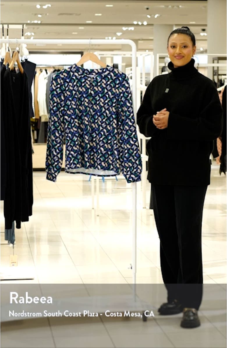 Geo Waves Long Sleeve Top, sales video thumbnail