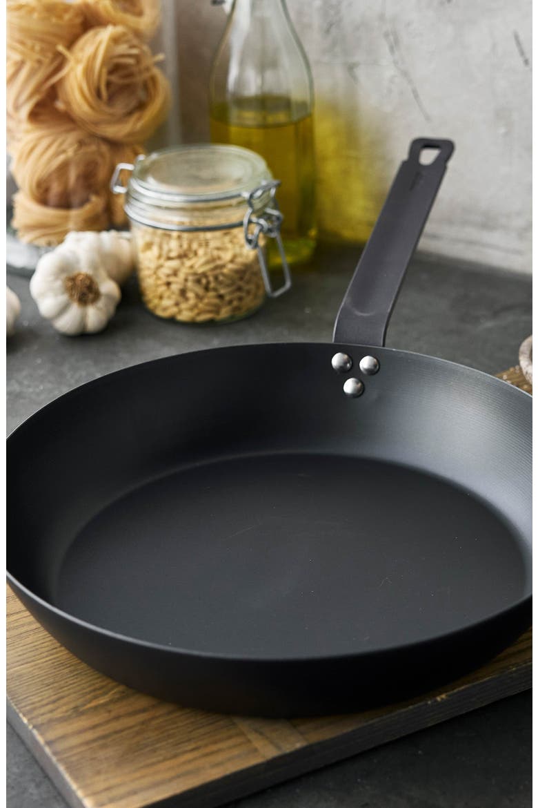 Bobby Flay by GreenPan 12-Inch Carbon Steel Frypan, Alternate, color, BLACK