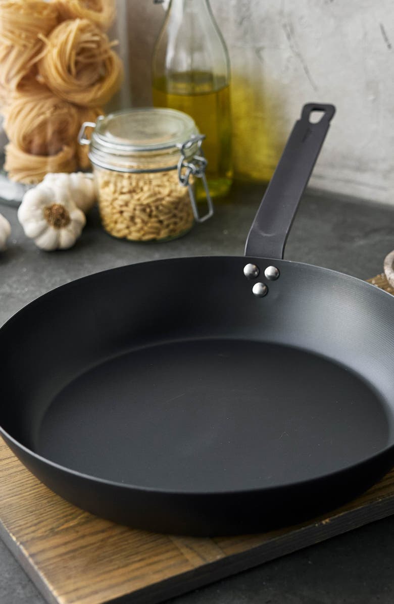 GreenPan Bobby Flay by GreenPan 12-Inch Carbon Steel Frypan, Alternate, color, Black