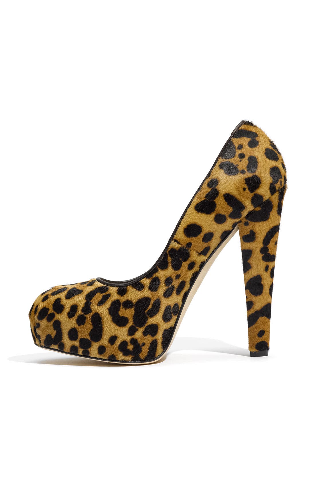 Leopard Print Calf Hair Platform Pump, Alternate, color, LEOPARD
