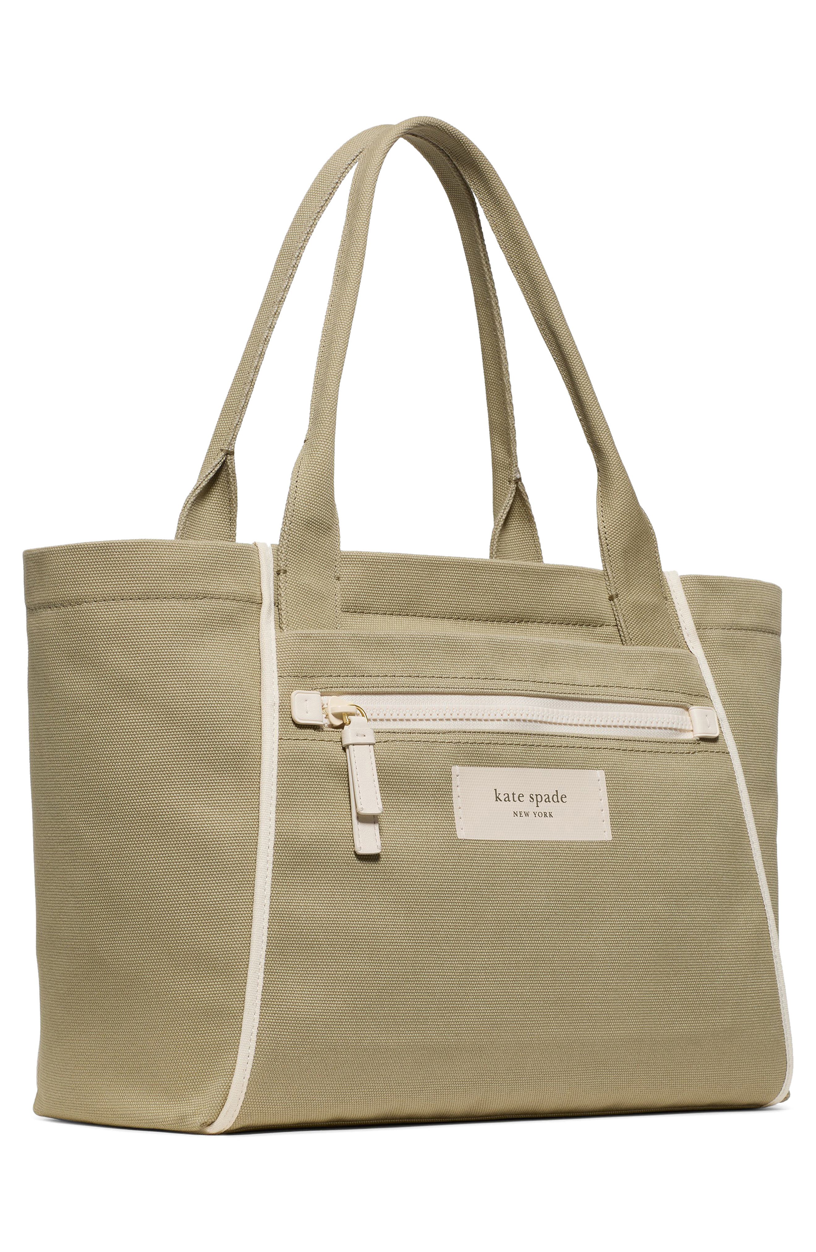 dash canvas large tote bag, Alternate, color, DRIED BAY LEAF