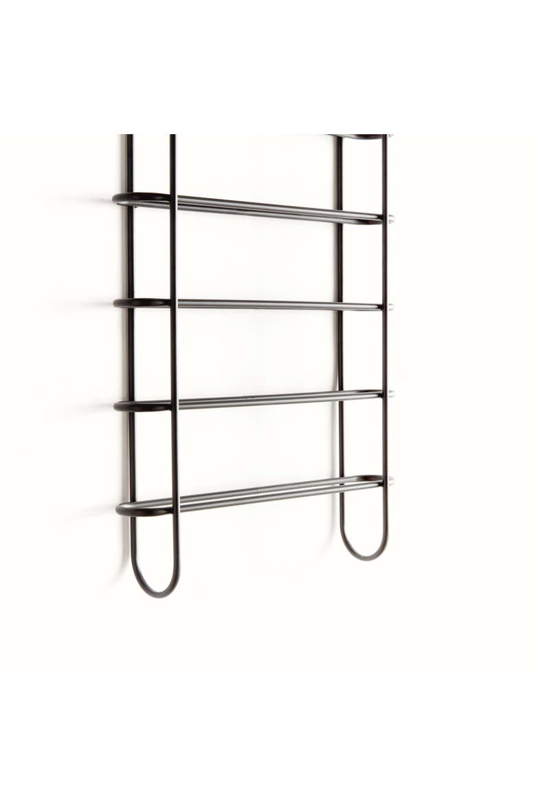 Yountville 6-Bottle Wine Rack, Alternate, color, Black