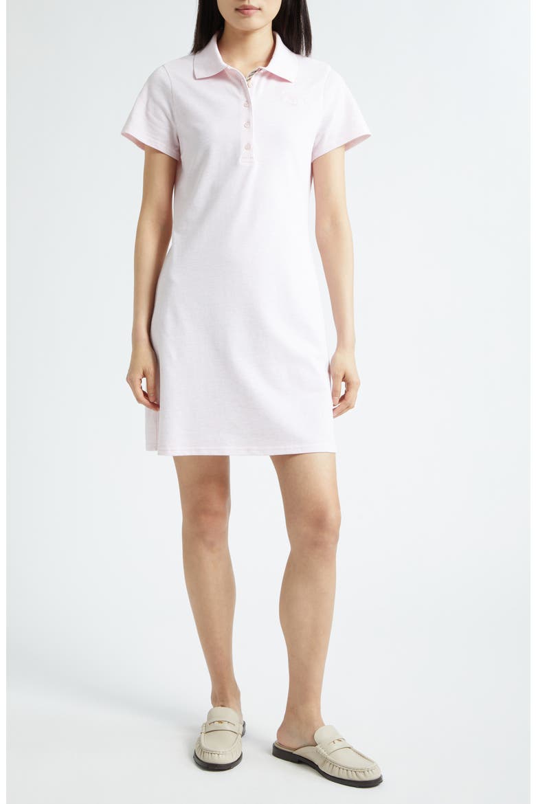 Pascaline Knit Polo Dress, Main, color, MALLOW PINK