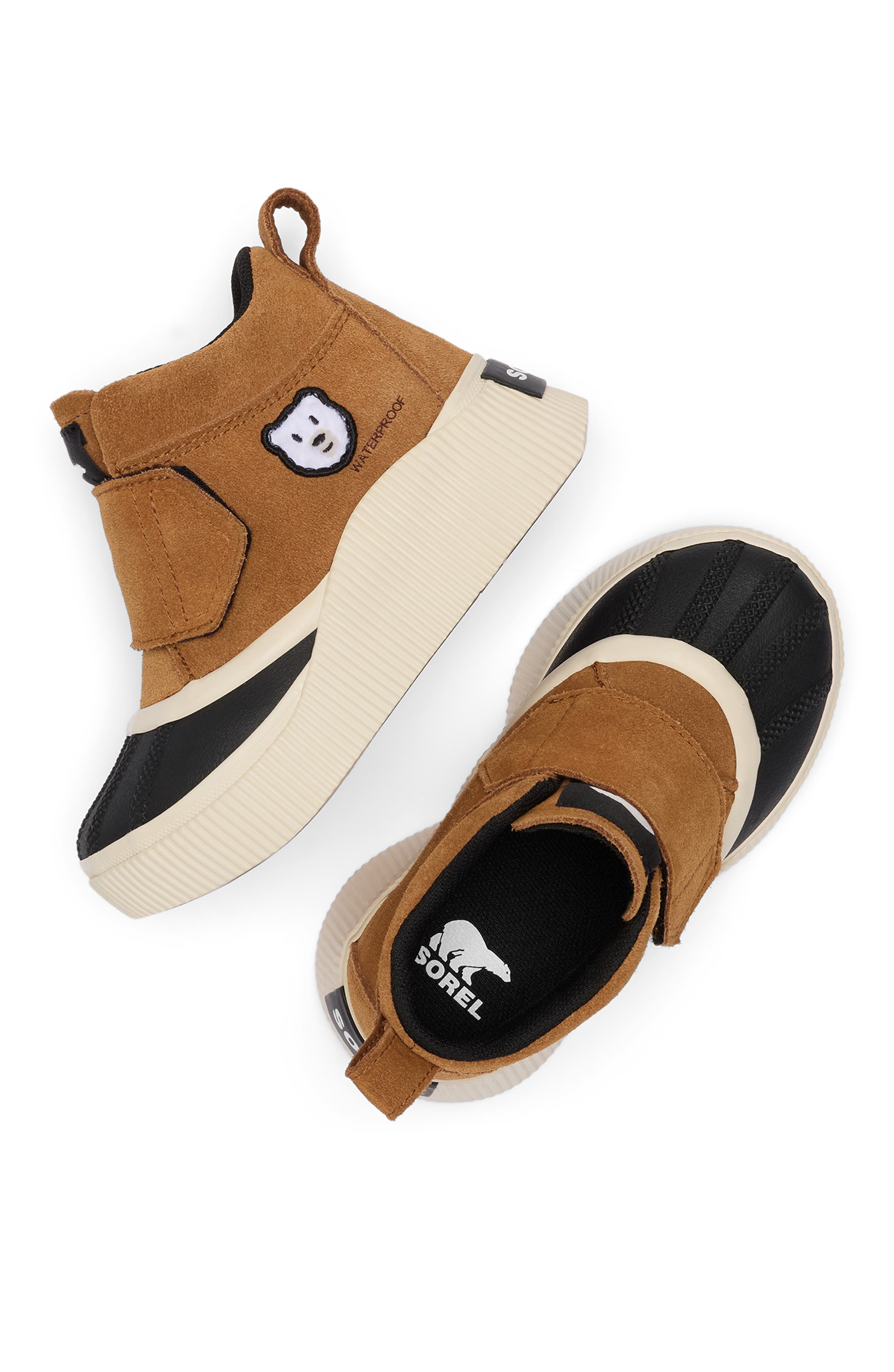 Kids' Out N About IV Waterproof Duck Boot, Alternate, color, TAFFY/ LIGHT BISQUE