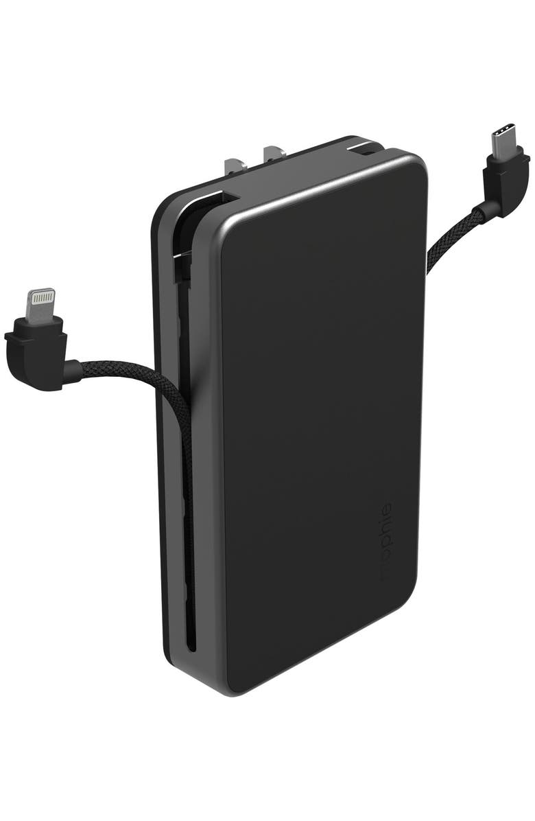 mophie PowerStation Plus 2024 AC Power Bank 10,000 mAh, Alternate, color, Black