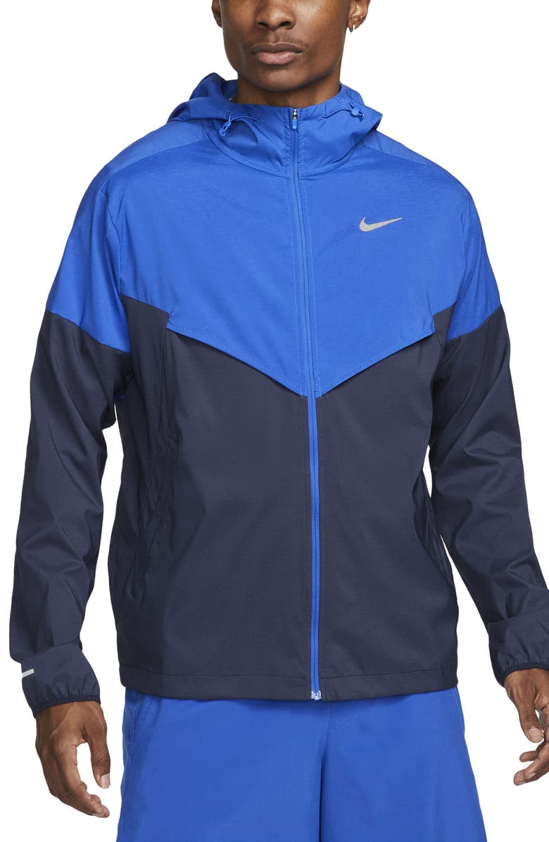 Nike Windrunner Track Jacket, Main, color, Game Royal/ Obsidian