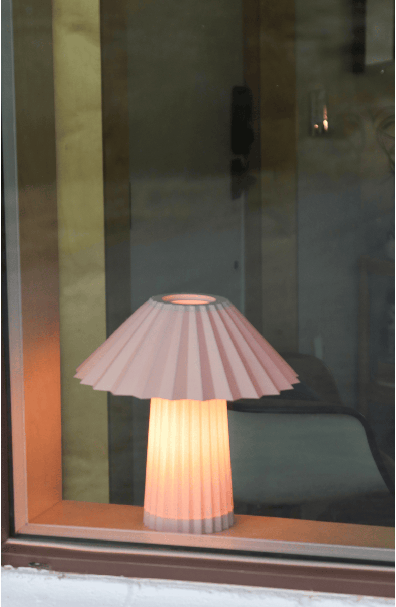 Sofiest Designs Umbrella Table Lamp, Alternate, color, Bubblegum Pink
