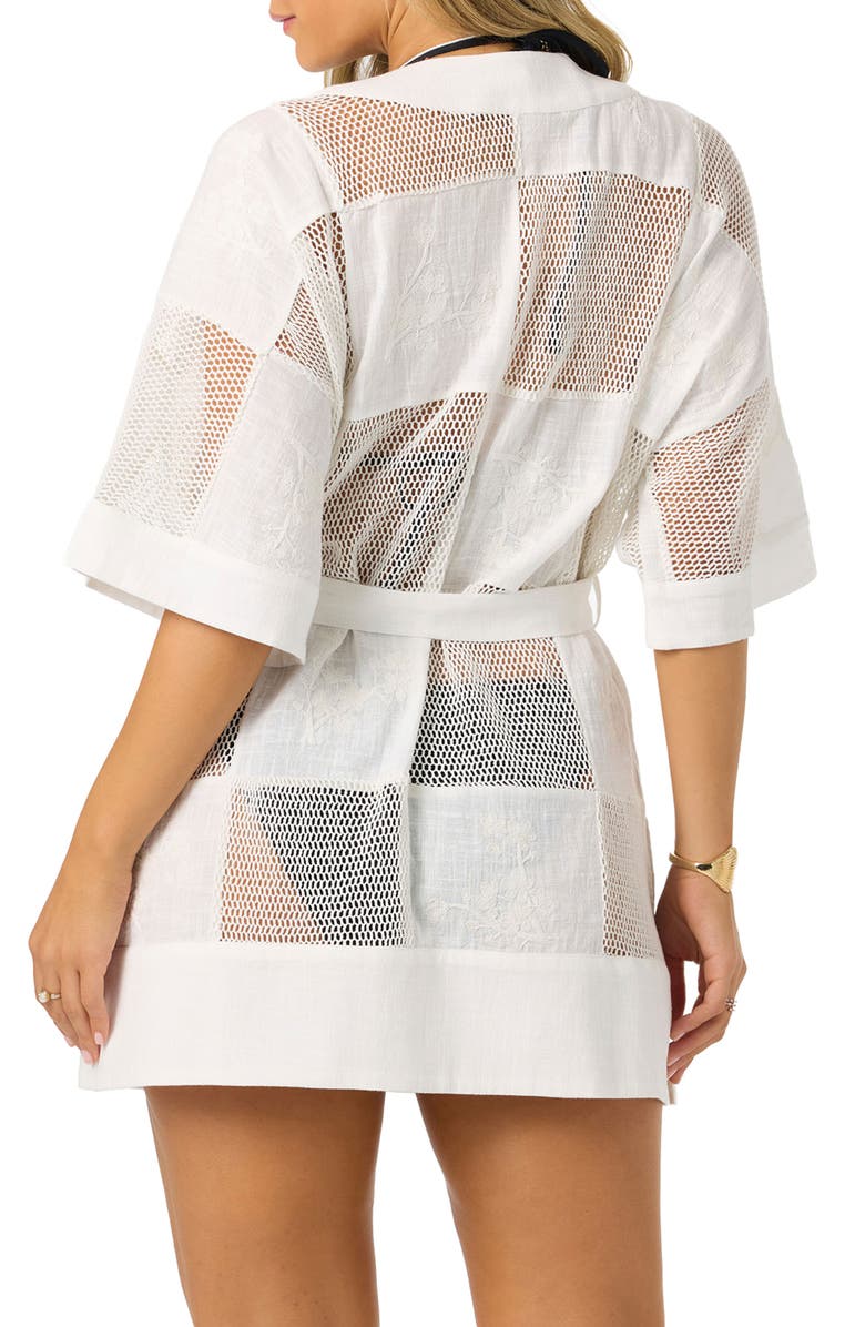 O'Neill Risa Cover-Up Beach Robe, Alternate, color, White