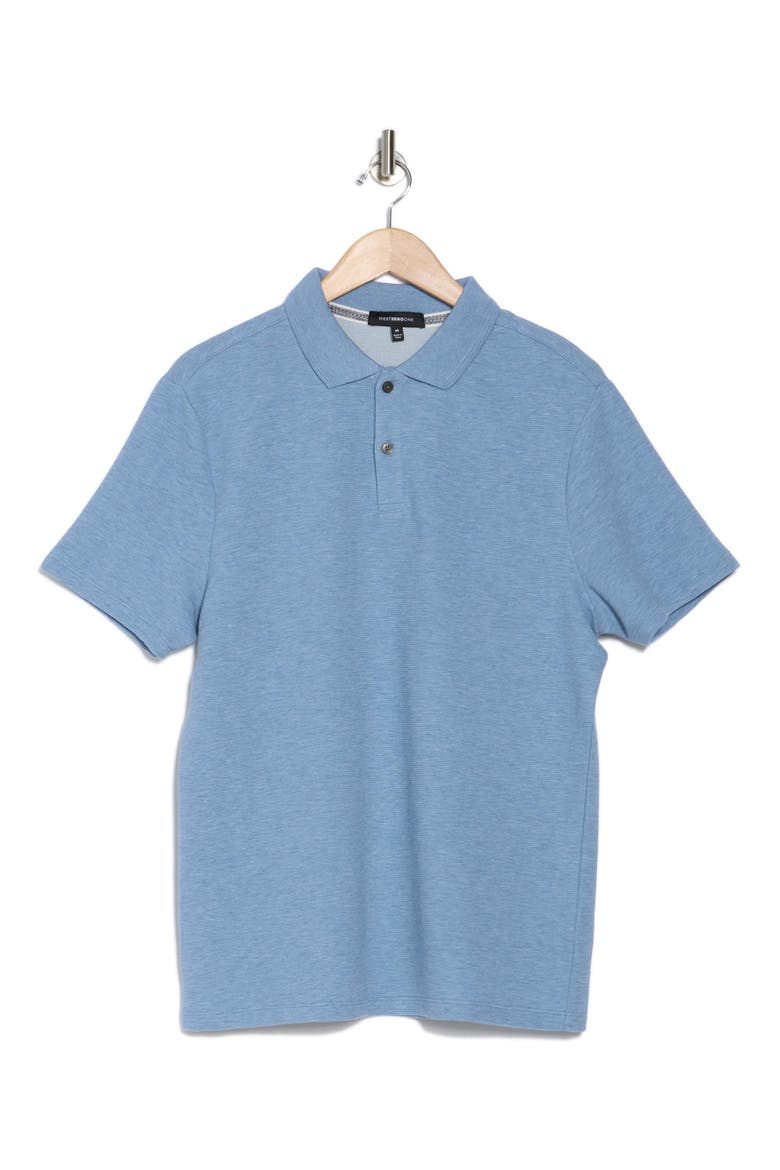 Rick Short Sleeve Polo, Alternate, color, DOVER BLUE