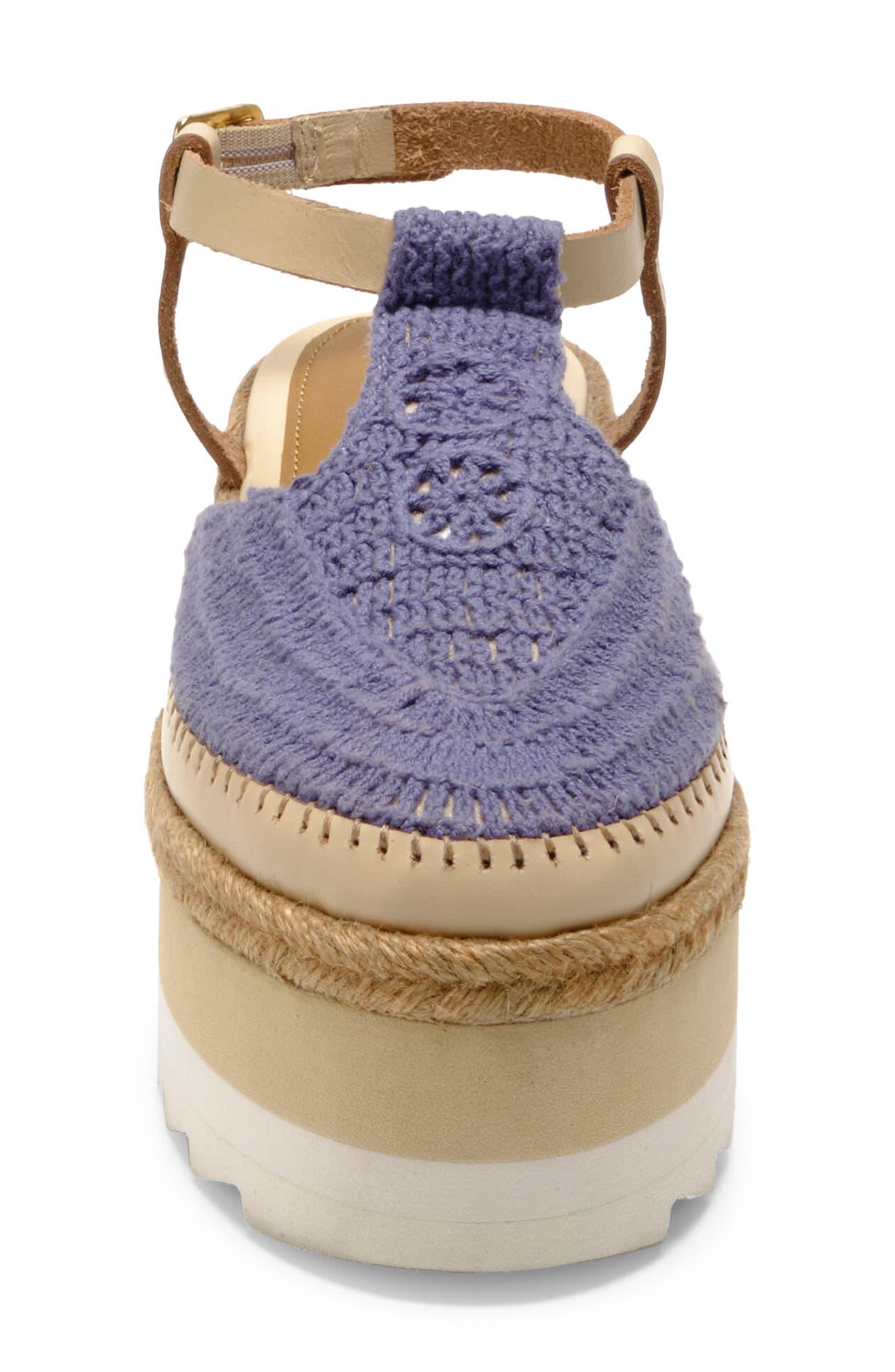 Free People Morning in Mykonos Platform Wedge, Alternate, color, Seascape