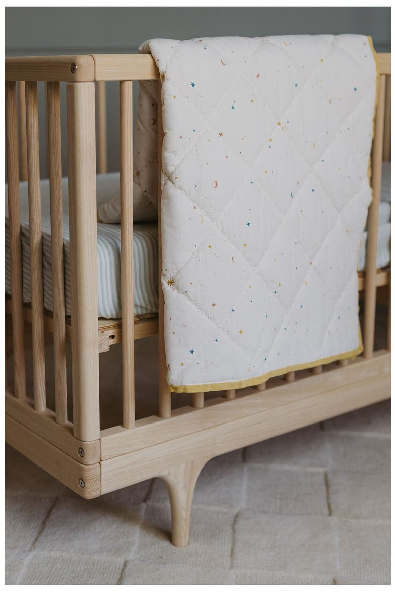 Chambray Blanket, Alternate, color, IVORY/ MARIGOLD