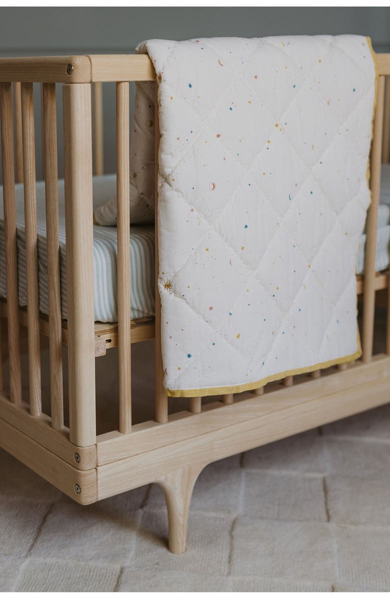 Pehr Chambray Blanket, Alternate, color, Ivory/ Marigold