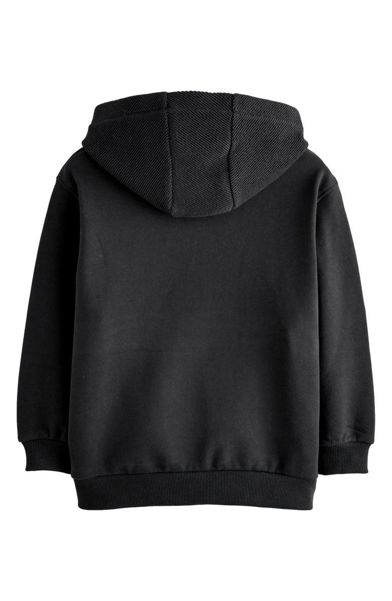 smALLSAINTS by ALLSAINTS Kids' Oversized Block Logo Graphic Hoodie, Alternate, color, Black