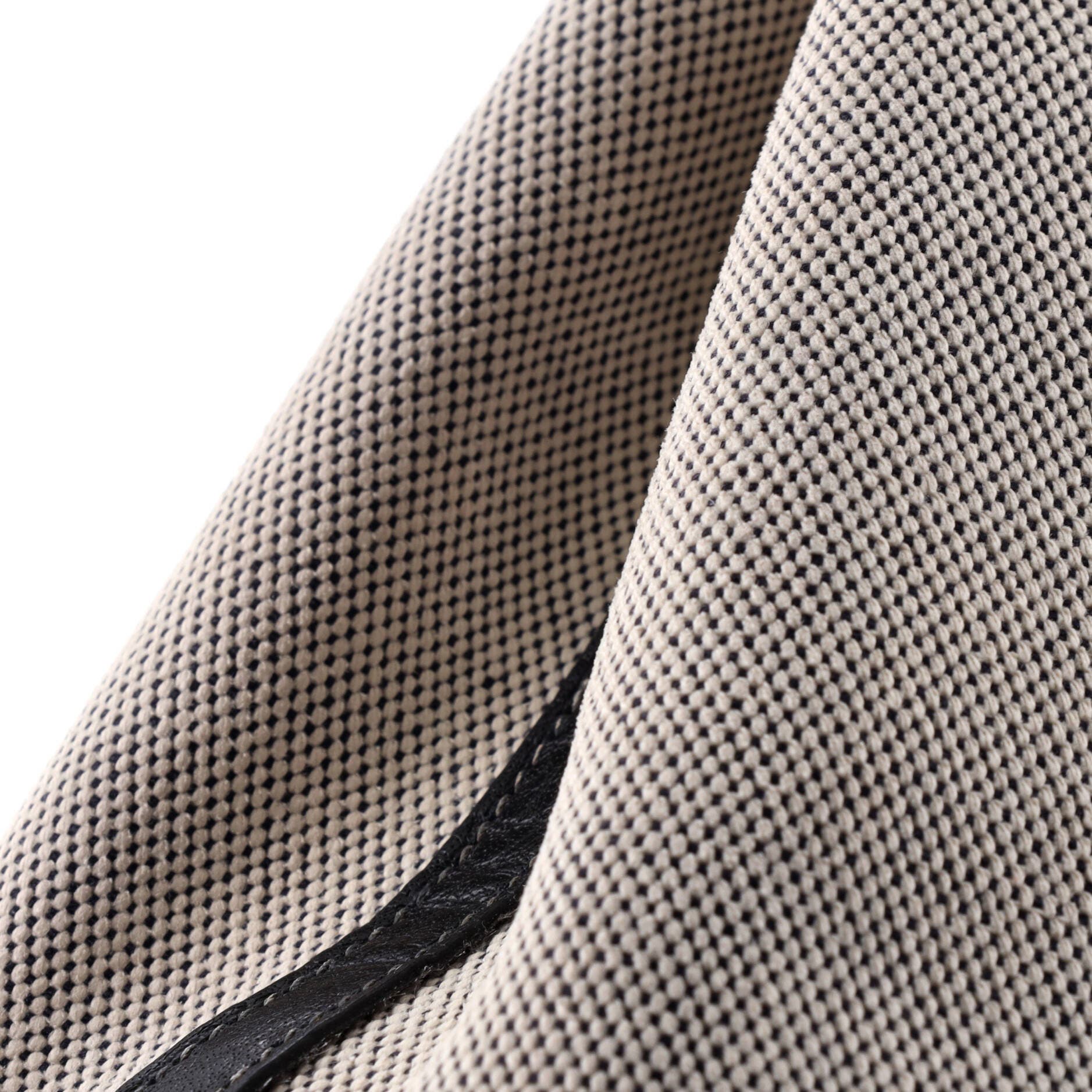 Pre-Owned Hermes Garden Party Tote Toile and Leather 30, Alternate, color, Noir