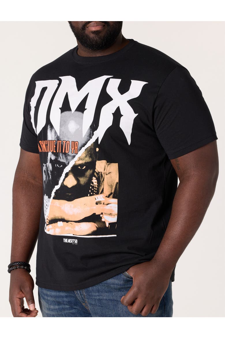 Big & Tall DMX Graphic Tee, Alternate, color, BLACK