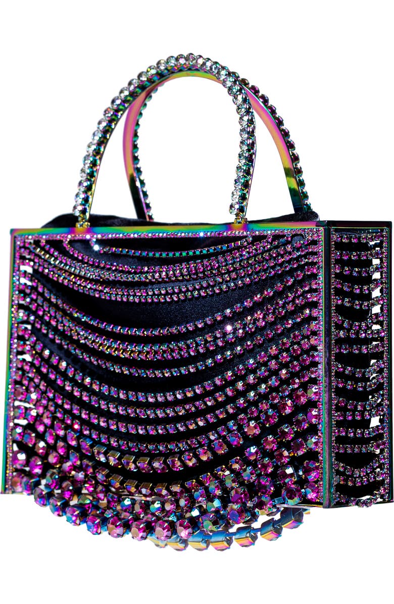 Benedetta Bruzziches Giulietta degli Spiriti Crystal Embellished Minaudière, Main, color,