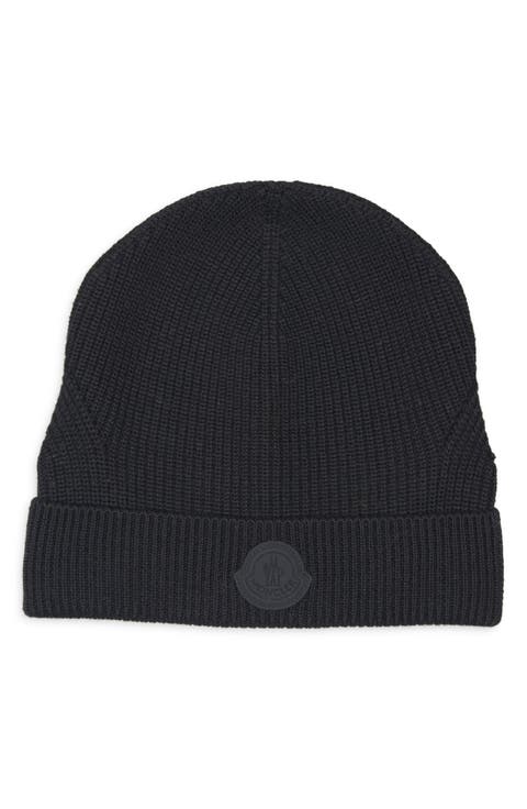 Logo Patch Virgin Wool Beanie