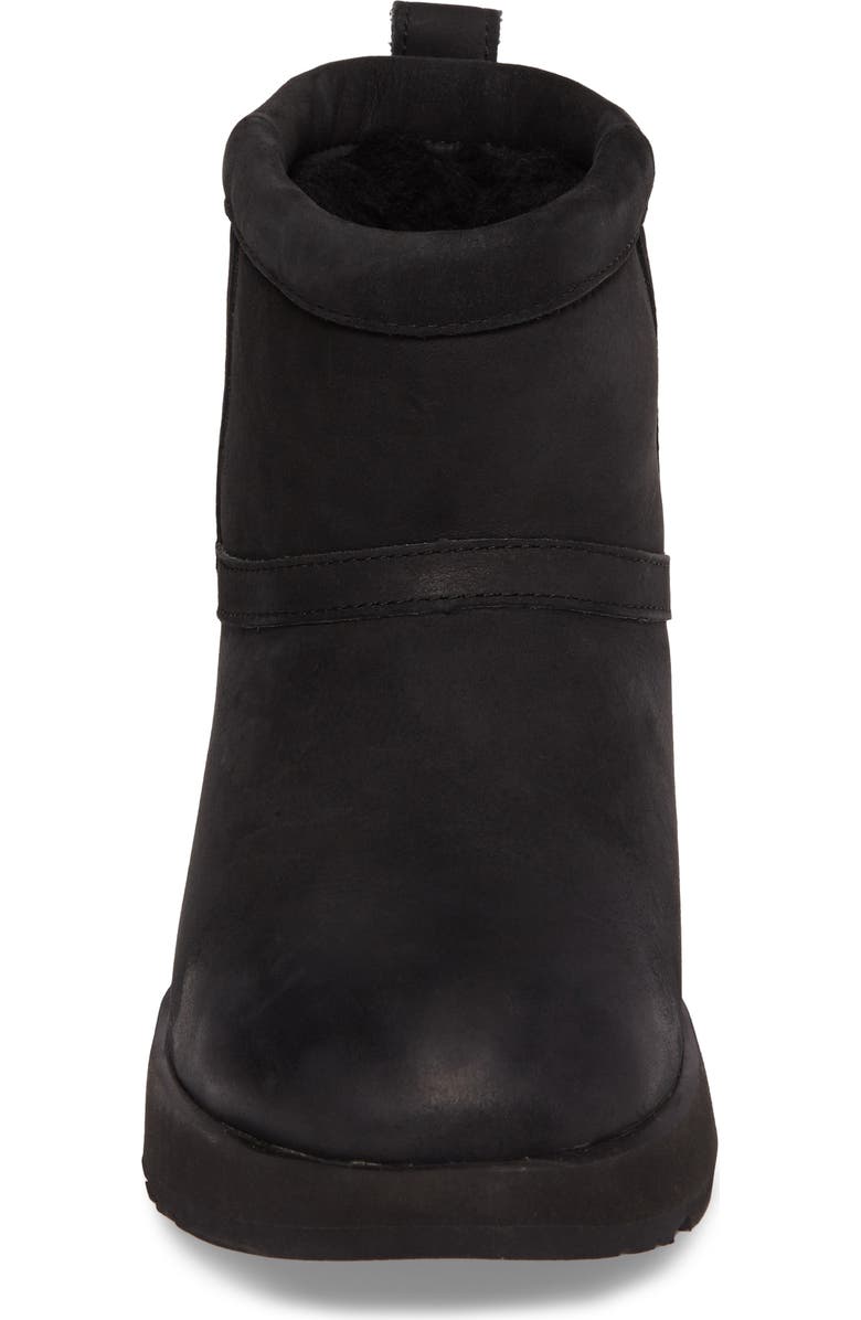 UGG<sup>®</sup> Classic Mini Genuine Shearling Lined Waterproof Boot, Alternate, color,