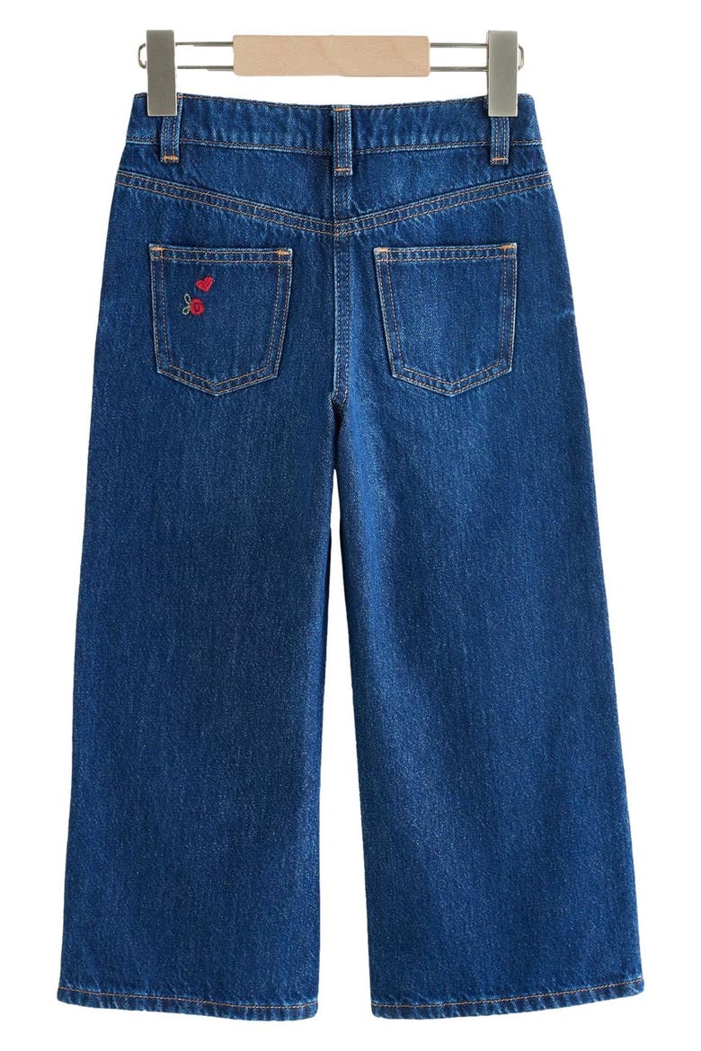Kids' Embroidered Flare Jeans, Alternate, color, BLUE