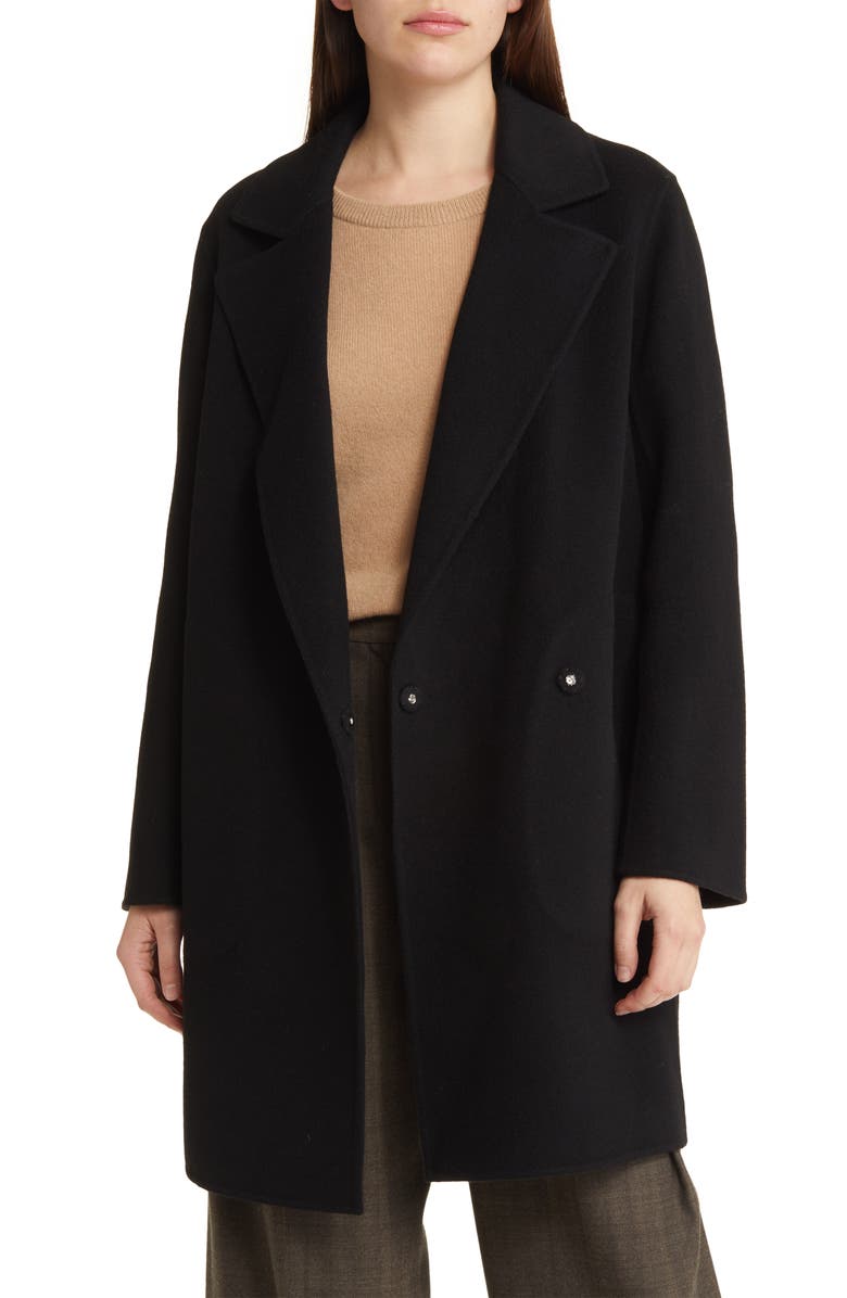 Theory New Divide Wool & Cashmere Coat, Alternate, color, 