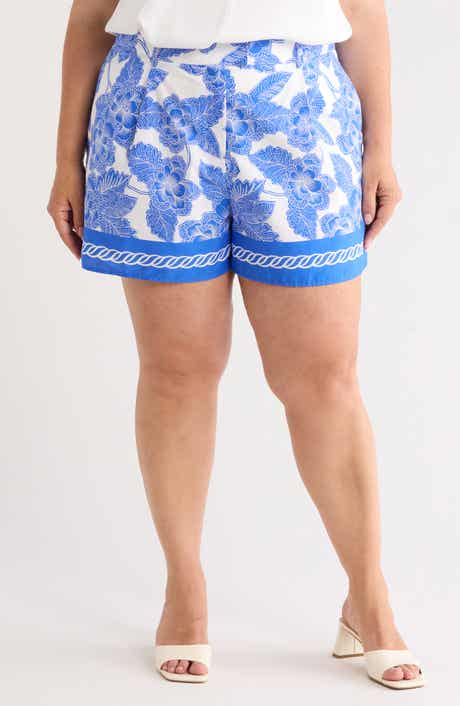 Rency Floral Arvery Pleated Shorts