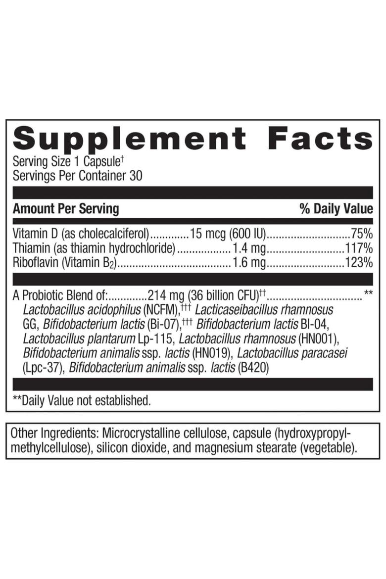 UltraFlora Complete Multi-Strain Probiotic 30 Capsules, Alternate, color, None