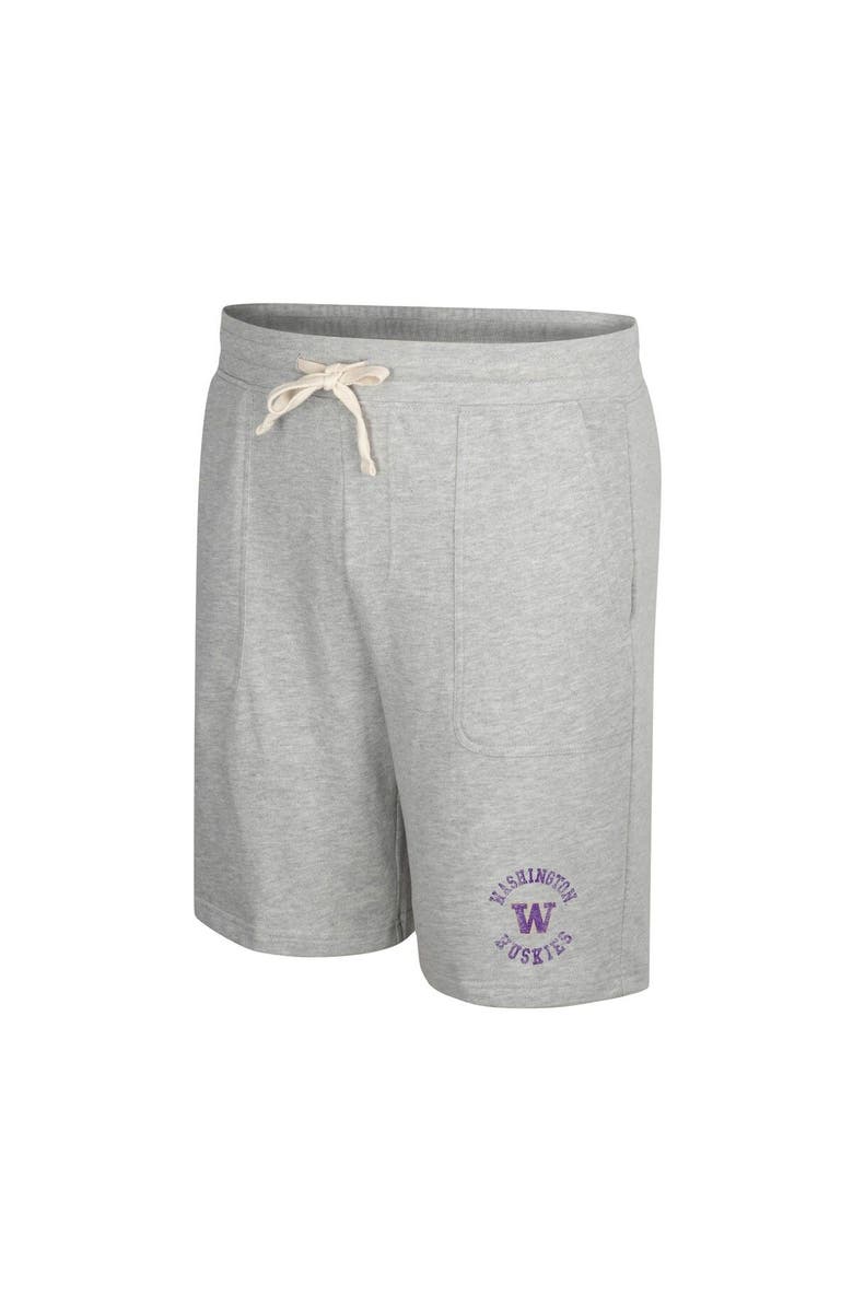 COLOSSEUM Men's Colosseum Heather Gray Washington Huskies Love To Hear This Terry Shorts, Alternate, color, 