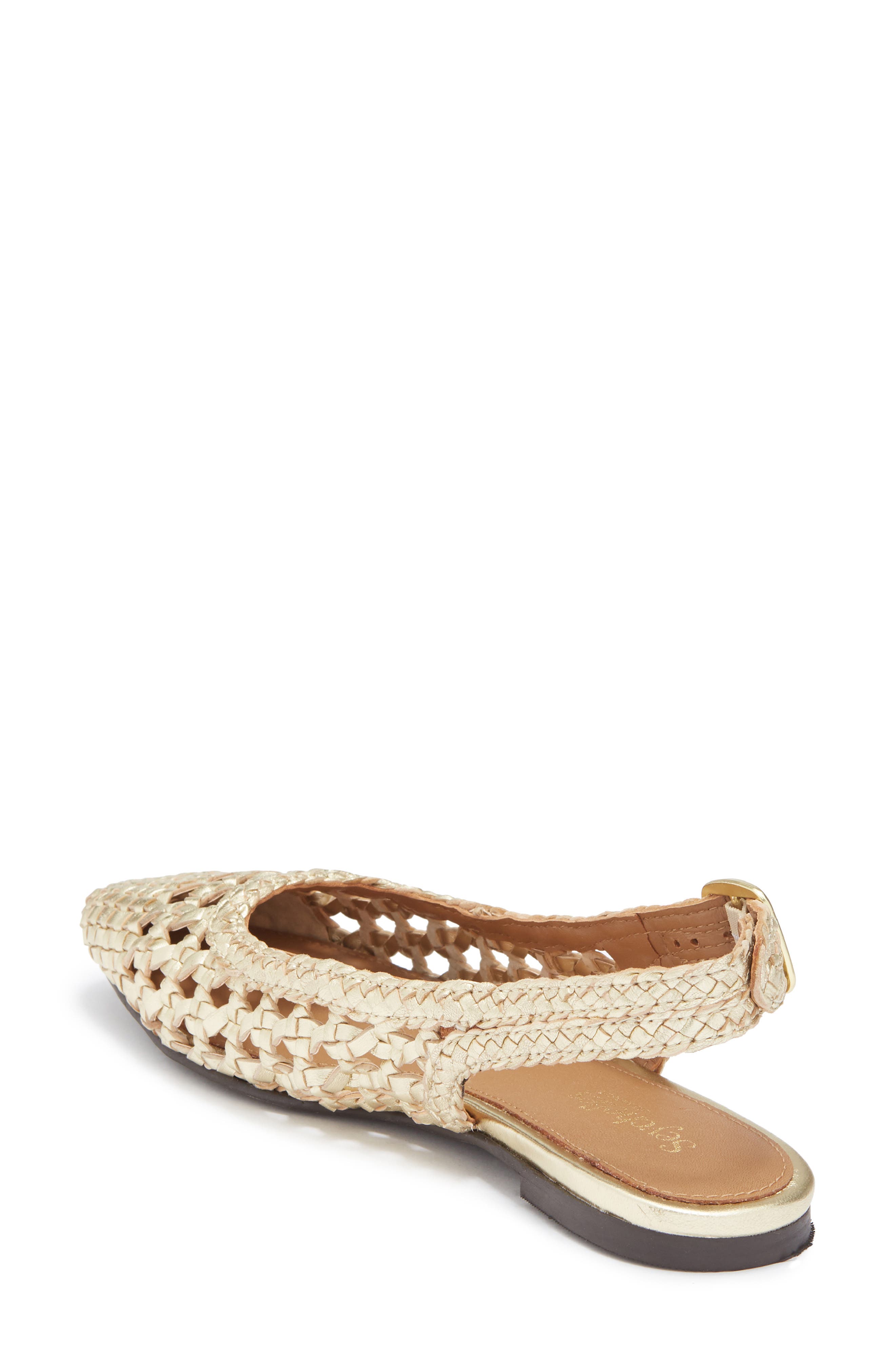 Seychelles Avalon Slingback Flat, Alternate, color, Gold