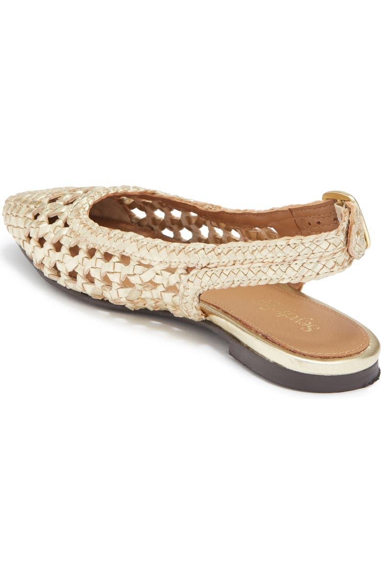 Seychelles Avalon Slingback Flat, Alternate, color, Gold