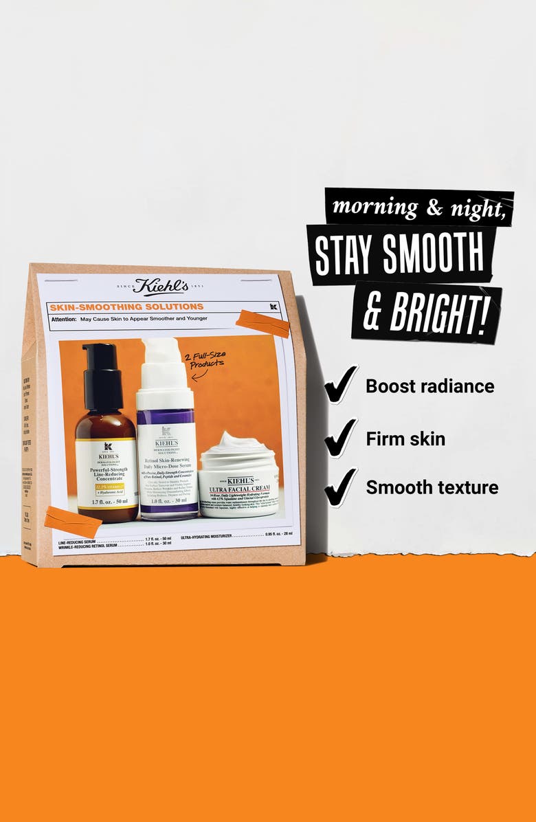 Kiehl's Since 1851 Skin-Smoothing Solutions Gift Set $169 Value, Alternate, color,