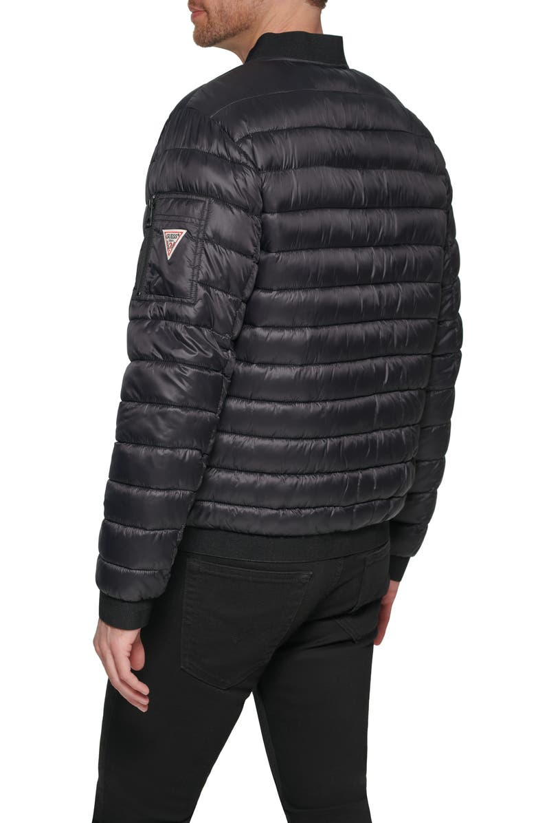 GUESS Packable Bomber Jacket, Alternate, color, 