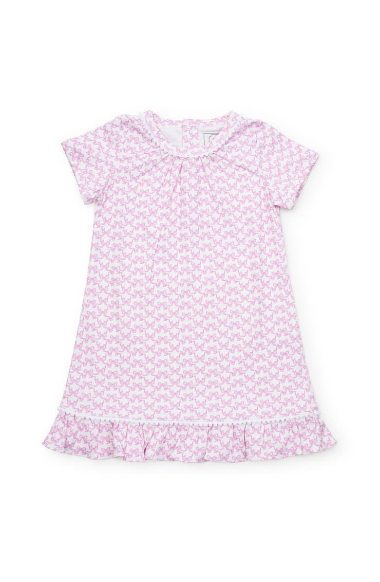 Lila and Hayes Camden Girls' Dress, Main, color, Pretty Pink Bows