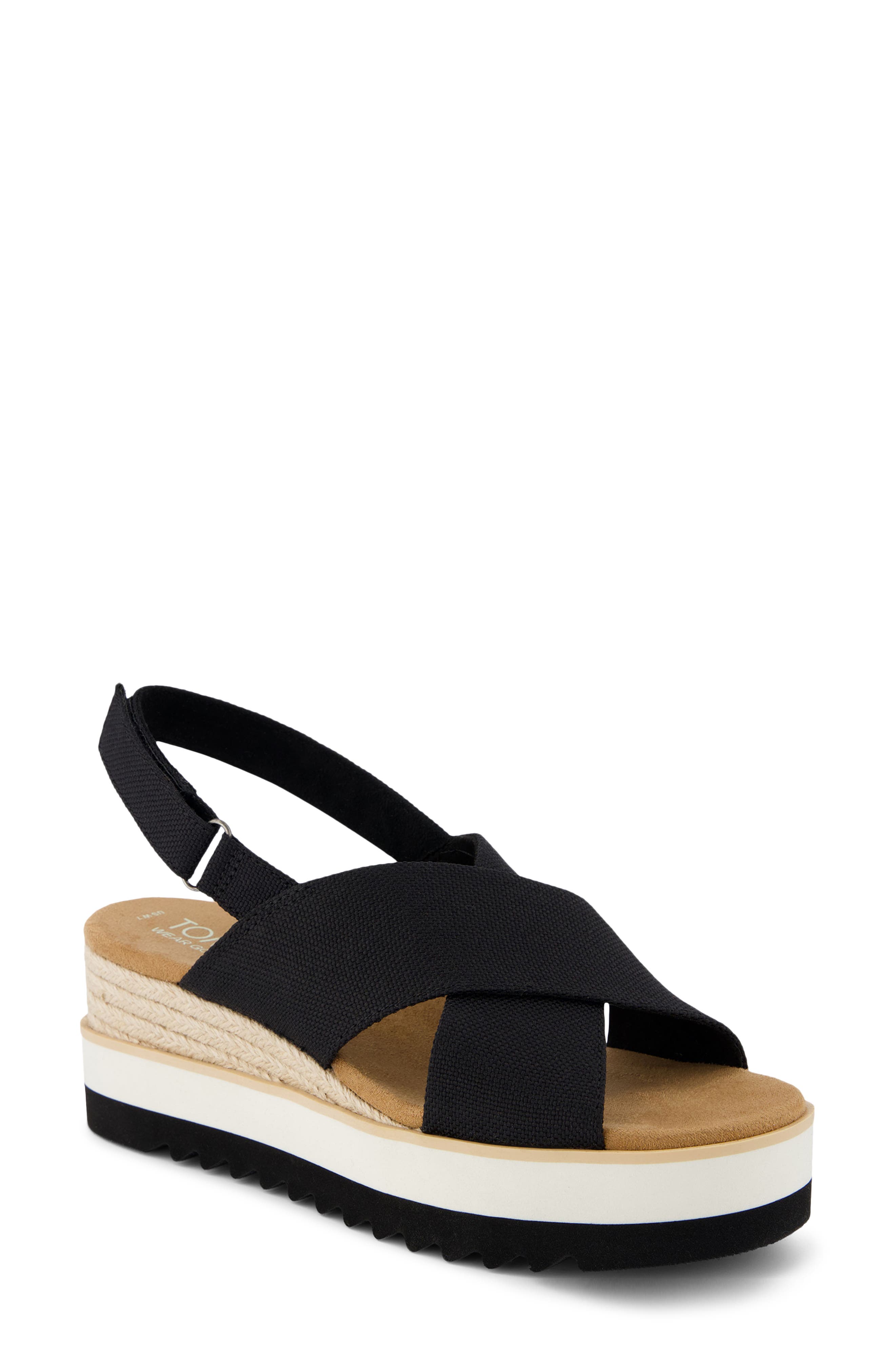 TOMS Diana Crossover Sandal, Main, color, 