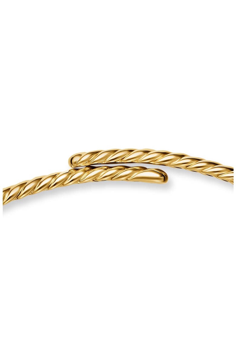 Sculpted Cable Flex Necklace in 18K Yellow Gold or Sterling Silver, 5mm, Alternate, color, GOLD