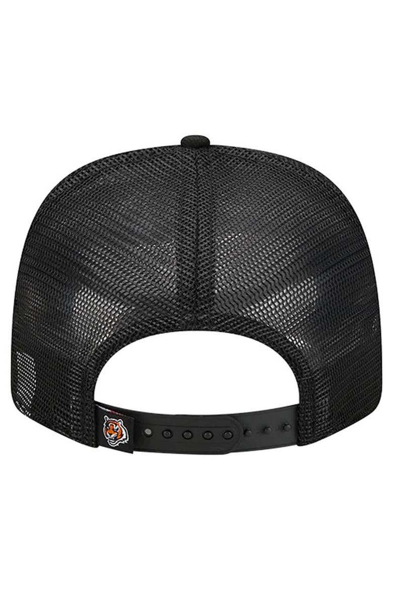 Men's New Era  Black Cincinnati Bengals Team 9SEVENTY Adjustable Hat, Alternate, color, Black